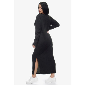 Платье женское "Шато" ангора-софт (р-ры: 50-64) черный