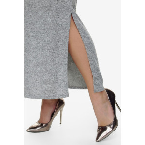 Платье женское "Шато" ангора-софт (р-ры: 50-64) серый