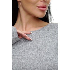 Платье женское "Шато" ангора-софт (р-ры: 50-64) серый