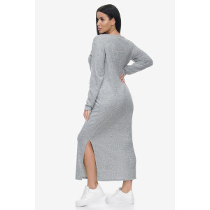 Платье женское "Шато" ангора-софт (р-ры: 50-64) серый