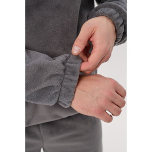 Костюм двойка мужской "Юпитер" флис (р-ры: 48-62) серый