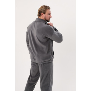 Костюм двойка мужской "Юпитер" флис (р-ры: 48-62) серый