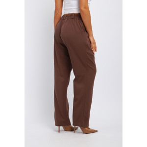 Брюки женские №31986 костюмная ткань (р-ры: 46-56) светло-коричневый