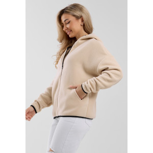 Толстовка женская №36991 флис (р-ры: 44-54) бежевый