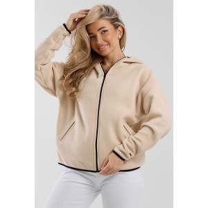 Толстовка женская №36991 флис (р-ры: 44-54) бежевый
