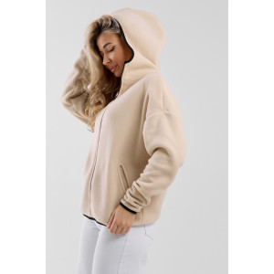 Толстовка женская №36991 флис (р-ры: 44-54) бежевый