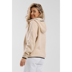 Толстовка женская №36991 флис (р-ры: 44-54) бежевый