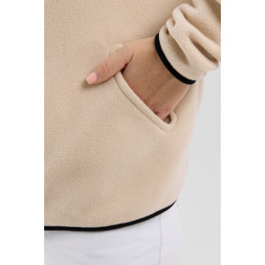 Толстовка женская №36991 флис (р-ры: 44-54) бежевый