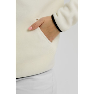 Толстовка женская №36991 флис (р-ры: 44-54) молочный