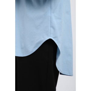 Рубашка женская №31985 академик (р-ры: 46-56) голубой