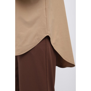 Рубашка женская №31985 академик (р-ры: 46-56) бежевый