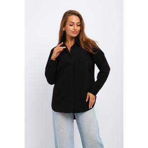 Рубашка женская №31985 академик (р-ры: 46-56) черный