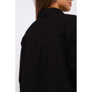 Рубашка женская №31985 академик (р-ры: 46-56) черный