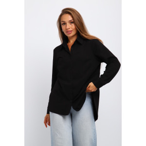 Рубашка женская №31985 академик (р-ры: 46-56) черный