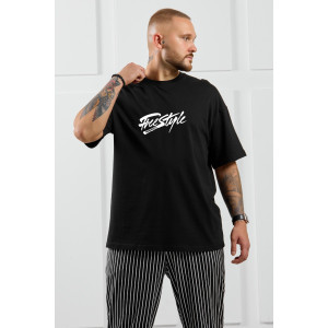 Костюм двойка мужской "Реванш-1" кулирка (р-ры: 48-58) черный