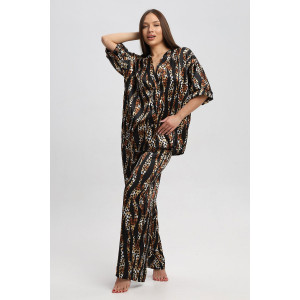 Костюм двойка женский К1368 шелк Армани (р-ры: 48-62)