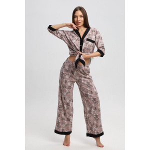 Пижама женская П3177 кулирка (р-ры: 48-62)