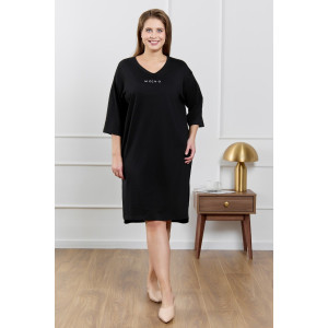Туника женская "Сотерн" кулирка (р-ры: 48-58) черный