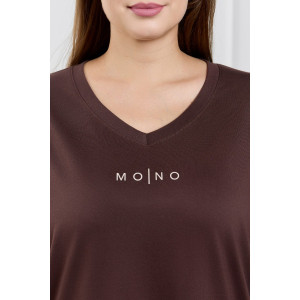 Туника женская "Сотерн" кулирка (р-ры: 48-58) шоколадный Туника женская "Сотерн" кулирка (р-ры: 48-58) шоколадный