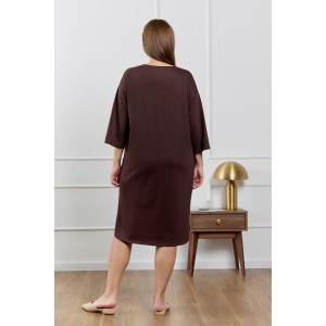 Туника женская "Сотерн" кулирка (р-ры: 48-58) шоколадный Туника женская "Сотерн" кулирка (р-ры: 48-58) шоколадный