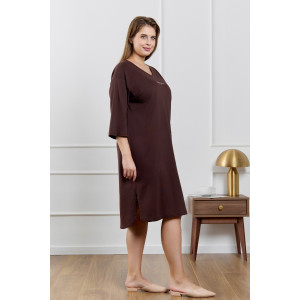 Туника женская "Сотерн" кулирка (р-ры: 48-58) шоколадный Туника женская "Сотерн" кулирка (р-ры: 48-58) шоколадный