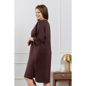 Туника женская "Сотерн" кулирка (р-ры: 48-58) шоколадный Туника женская "Сотерн" кулирка (р-ры: 48-58) шоколадный