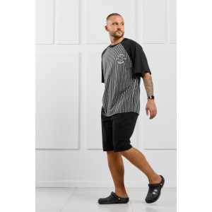 Футболка мужская "Реванш-3" кулирка (р-ры: 48-58) полоса