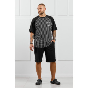 Шорты мужские "Реванш-5" кулирка (р-ры: 48-58) черный