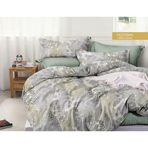 Постельное белье зима-лето поплин стеганый с окантовкой ЗЛПО29-1468