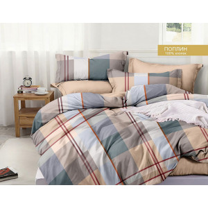 Постельное белье зима-лето поплин стеганый с окантовкой ЗЛПО29-1469