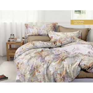 Постельное белье зима-лето поплин стеганый с окантовкой ЗЛПО29-1473