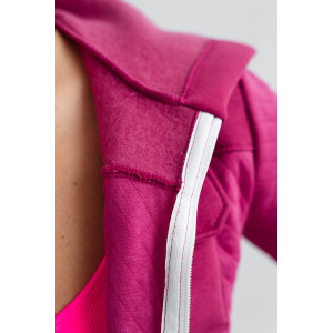 Костюм двойка женский КС-202КПТНЧ/МАЛ капитоний с начёсом (р-ры: 48-58) малина