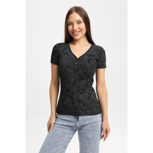 Футболка женская Ф004 кашкорсе (р-ры: 42-52) темно-серый