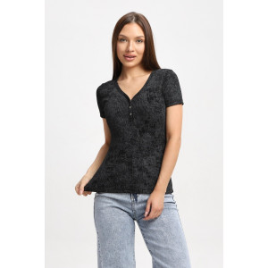 Футболка женская Ф004 кашкорсе (р-ры: 42-52) темно-серый