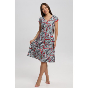 Халат женский 021 кулирка (р-ры: 48-62) зеленый-красный Халат женский 021 кулирка (р-ры: 48-62) зеленый-красный