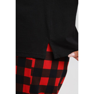 Костюм двойка женский 724 кулирка (р-ры: 44-54) красный-синий-клетка Костюм двойка женский 724 кулирка (р-ры: 44-54) красный-синий-клетка