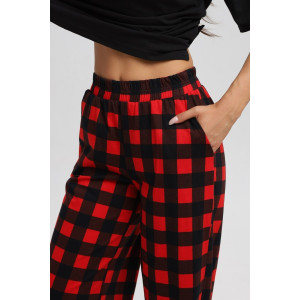 Костюм двойка женский 724 кулирка (р-ры: 44-54) красный-синий-клетка Костюм двойка женский 724 кулирка (р-ры: 44-54) красный-синий-клетка