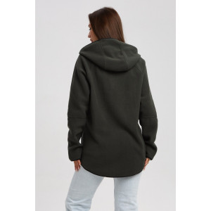 Толстовка женская 733 флис (р-ры: 44-54) хаки