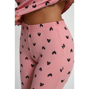 Пижама женская 01063 полиэстер (р-ры: 44-56) розовый