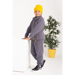 Костюм двойка детский "Сноу" КД-11 флис (р-ры: 116-152) серый Костюм двойка детский "Сноу" КД-11 флис (р-ры: 116-152) серый