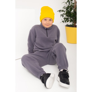 Костюм двойка детский "Сноу" КД-11 флис (р-ры: 116-152) серый Костюм двойка детский "Сноу" КД-11 флис (р-ры: 116-152) серый