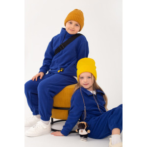 Костюм двойка детский "Сноу" КД-11 флис (р-ры: 116-152) василек Костюм двойка детский "Сноу" КД-11 флис (р-ры: 116-152) василек
