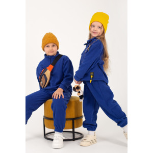 Костюм двойка детский "Сноу" КД-11 флис (р-ры: 116-152) василек Костюм двойка детский "Сноу" КД-11 флис (р-ры: 116-152) василек