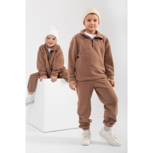 Костюм двойка детский "Сноу" КД-11 флис (р-ры: 116-152) беж