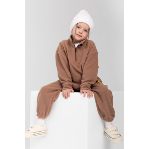 Костюм двойка детский "Сноу" КД-11 флис (р-ры: 116-152) беж