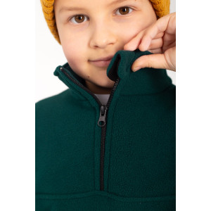 Костюм двойка детский "Сноу" КД-11 флис (р-ры: 116-152) изумруд