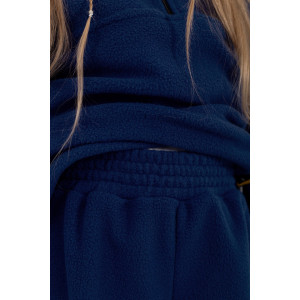 Костюм двойка детский "Сноу" КД-11 флис (р-ры: 116-152) чернило