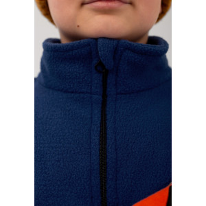 Костюм двойка детский "Сноу" КД-11 флис (р-ры: 116-152) чернило