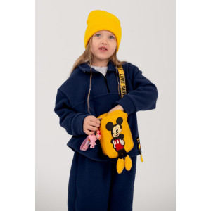 Костюм двойка детский "Сноу" КД-11 флис (р-ры: 116-152) чернило