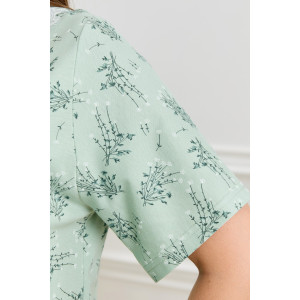 Сорочка женская "Канна-1" кулирка (р-ры: 50-60) зеленый Сорочка женская "Канна-1" кулирка (р-ры: 50-60) зеленый